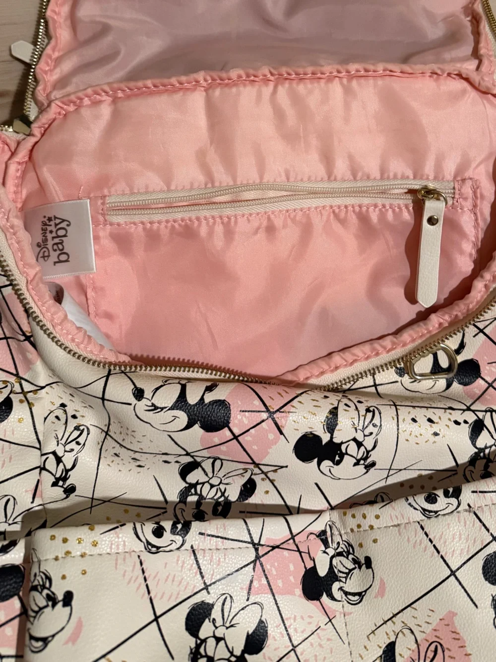 Petunia Pickle Bottom x Disney Minnie Mouse Shimmery Method Backpack Diaper Bag